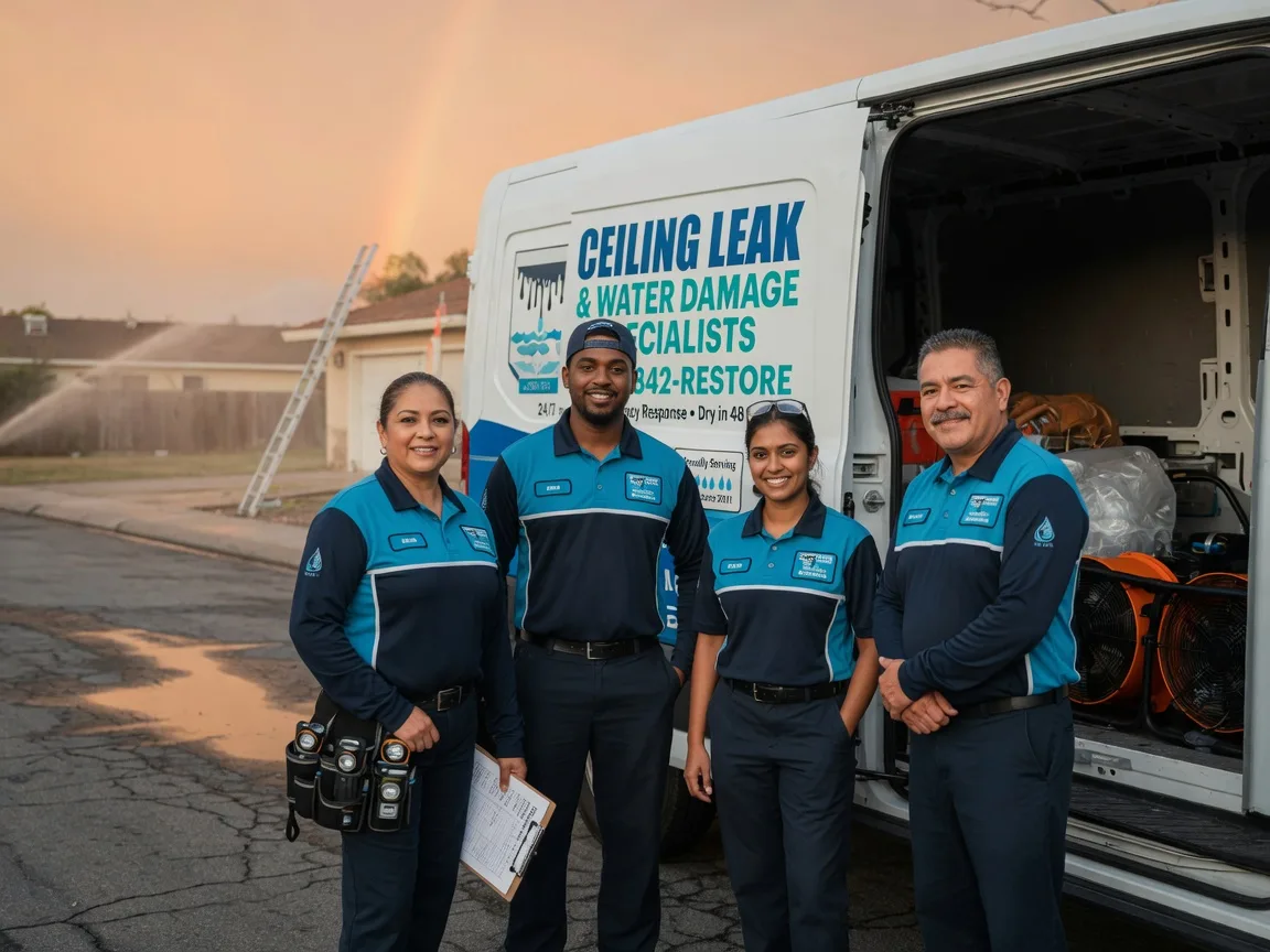 Ceiling Leak Cleanup company in Meyersville, TX